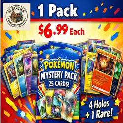 Pokemon Card Mystery Bundle – 25 Cards, Holos + Rare, No Duplicates! - Image 2