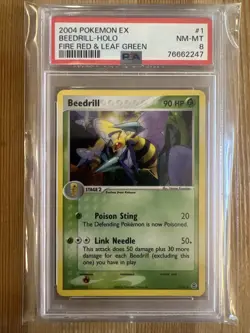 Beedrill - 1/112 - Holo Rare EX FireRed & LeafGreen Set TCG - Pokemon Card PSA 8 - Image 1
