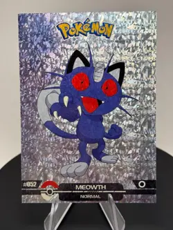 Meowth #52 - Cracked Ice Holo - Crystal Dark Black 2025 - Pokemon Card - Image 3