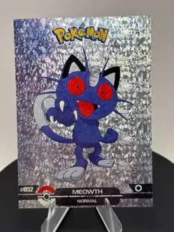 Meowth #52 - Cracked Ice Holo - Crystal Dark Black 2025 - Pokemon Card - Image 4