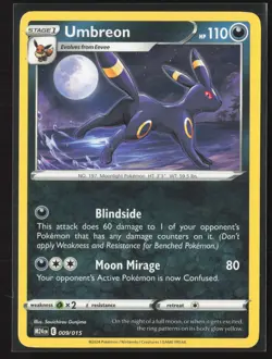 Umbreon Promo McDonald's Promos 2024 009/015 NM Pokemon Card - Image 1