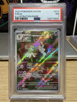 Pokemon Kirlia TCG Illustration Rare Holo Card 212/198 Scarlet & Violet - Image 1