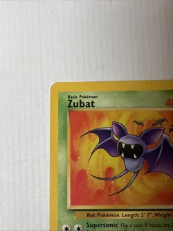 Pokemon TCG Zubat Fossil, Unlimited Common Card 57/62 - Image 3
