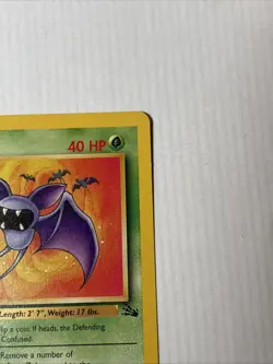 Pokemon TCG Zubat Fossil, Unlimited Common Card 57/62 - Image 4
