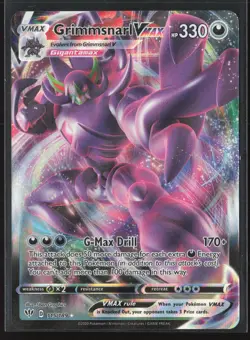 Grimmsnarl VMAX Ultra Rare SWSH03: Darkness Ablaze 115/189 NM Pokemon Card - Image 1