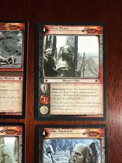 Decipher Lord of the Rings TCG Sauron Culture 12 Card Lot - Image 5