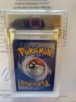 magneton 11/62 first edition graded 10 mint PGC old rare 1999 pokemon card holo - Image 2