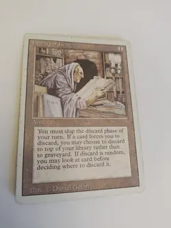 MTG Library of Leng Revised Edition Uncommon Heavy Play - Image 2