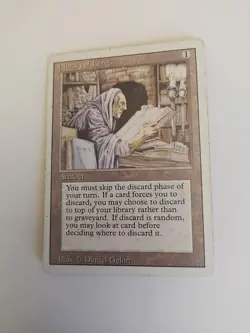 MTG Library of Leng Revised Edition Uncommon Heavy Play - Image 3
