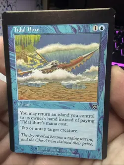 Tidal Bore Mercadian Masques Misprint Mtg - Image 1