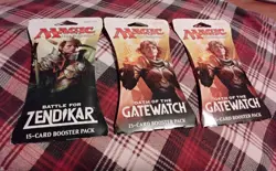 battle for zendikar Oath of the Gatewatch Booster Pack Magic The Gathering lot - Image 1