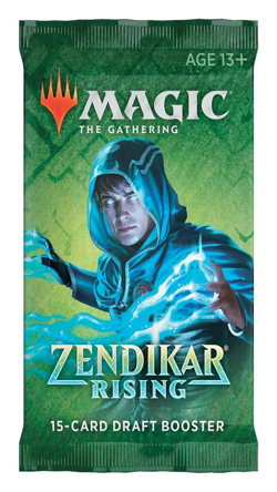 MTG Zendikar Rising (English) - Draft Booster Pack - New From Factory Sealed Box - Image 1