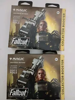 2X Magic: The Gathering Fallout Collector Booster Foils English 2024 - Image 1