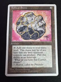 Fellwar Stone - MTG Core Set 4th Edition Regular - MP - Magic The Gathering - Image 1