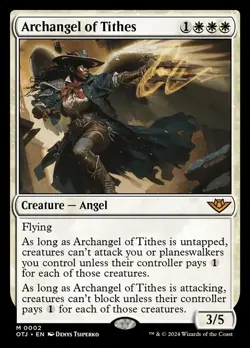 Archangel of Tithes - #02 - Outlaws of Thunder Junction - NM MTG - Image 1