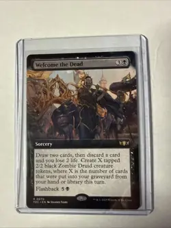 MTG Welcome the Dead (Extended Art) Commander: Tarkir: Dragonstorm Regular - Image 1