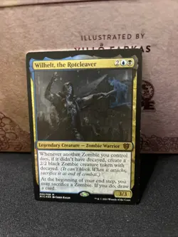 Wilhelt, the Rotcleaver Commander: Innistrad: Midnight Hunt • Foil MTG THICK - Image 1