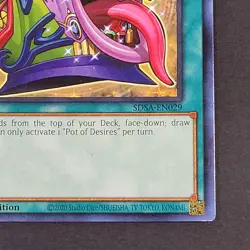 Yugioh - Pot of Desires - SDSA-EN029 - LP/NM - 1st Edition - Common - 2020 - Image 4