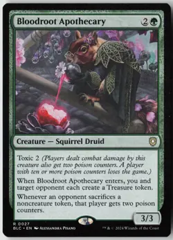 Bloodroot Apothecary (27) - Normal - Commander: Bloomburrow (BLC) - NM - Image 1