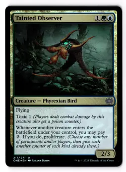 Tainted Observer 217 Phyrexia: All Will Be One Foil NM - Image 1