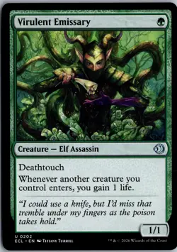 Virulent Emissary U Lorwyn Eclipsed 202 NM Magic - Image 1