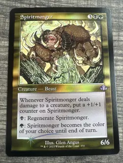 Spiritmonger FOIL (Retro Frame) Dominaria Remastered MTG Magic - Image 1