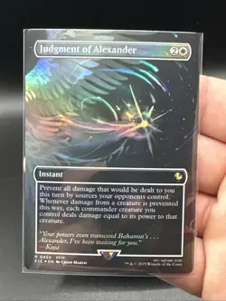 Judgment of Alexander (Borderless) Commander: Final Fantasy Foil 0455 - Image 2