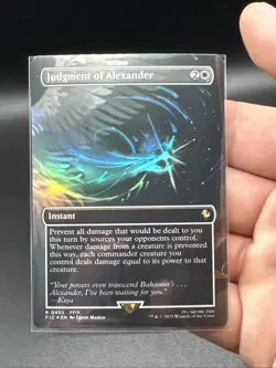 Judgment of Alexander (Borderless) Commander: Final Fantasy Foil 0455 - Image 3