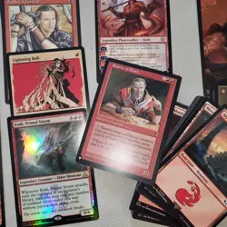 Rath Red Fancy Power Level 2 Custum Commander Magic Deck with Many MTG Rares ! - Image 1