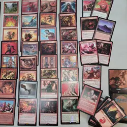 Rath Red Fancy Power Level 2 Custum Commander Magic Deck with Many MTG Rares ! - Image 2
