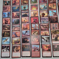 Rath Red Fancy Power Level 2 Custum Commander Magic Deck with Many MTG Rares ! - Image 3