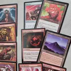 Rath Red Fancy Power Level 2 Custum Commander Magic Deck with Many MTG Rares ! - Image 4