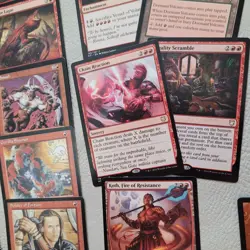Rath Red Fancy Power Level 2 Custum Commander Magic Deck with Many MTG Rares ! - Image 5