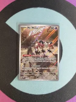 Mr. Mime 179/165 – Pokemon TCG SV 151 – Illustration Rare Holo – NM English - Image 1