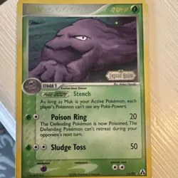 Pokemon Muk Legend Maker 11/92 Reverse Holo Rare Stage 1 Card 2006 - Image 1