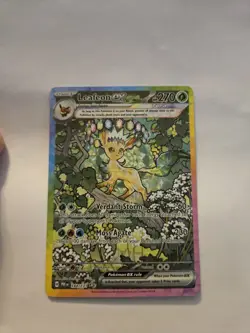2025 Pokemon Prismatic Evolutions Leafeon Ex 144/131 SIR Mint - Image 1