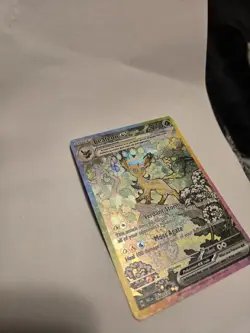 2025 Pokemon Prismatic Evolutions Leafeon Ex 144/131 SIR Mint - Image 4