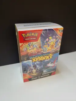 Pokemon S&V Surging Sparks Booster Bundle Box 6 Packs, New Sealed - Image 1