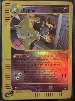 Pokemon Aquapolos Reverse-Holo Hypno Card 16/147 English Edition - Image 1