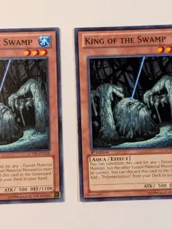 Yugioh TCG - 2x King of the Swamp - LCYW-EN256 - 1st Edition - Common 2012 NM/LP - Image 4