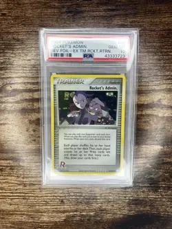 Pokemon PSA 10 Ex Team Rocket Returns Rocket’s Admin. Reverse Holo 86/109 - Image 1