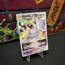 2022 Pokemon GO Mewtwo VSTAR 031/078 Ultra Rare Holo NM SHIPS FAST - Image 2