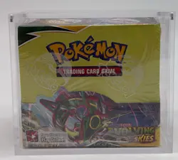 Pokemon TCG Sword & Shield Evolving Skies Booster Box SEALED w/Acrylic #3 - Image 1