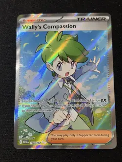 Wally's Compassion 176/132 Mega Evolution - NM - Pokemon - Image 1