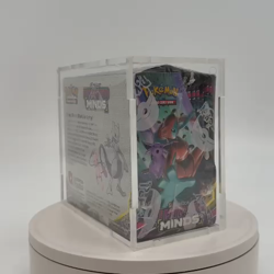Pokemon TCG Sun & Moon Unified Minds Booster Box Sealed w/Acrylic Case - Image 2