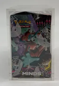 Pokemon TCG Sun & Moon Unified Minds Booster Box Sealed w/Acrylic Case - Image 5