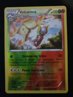 Volcarona Reverse Holo 15/114 Pokemon TCG Steam Siege MP - Image 1