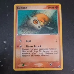 Pokemon TCG Cubone 60/112 EX FireRed & LeafGreen Common Regular 2004 - Image 1