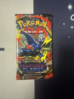 Pokemon Phantasmal Flames Booster Pack - FACTORY SEALED 1 Pack - Image 1