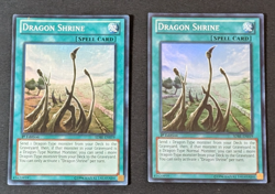 Yugioh TCG - 2x Dragon Shrine - SDBE-EN019 - LP - 1st Edition, Saga of Blue Eyes - Image 1